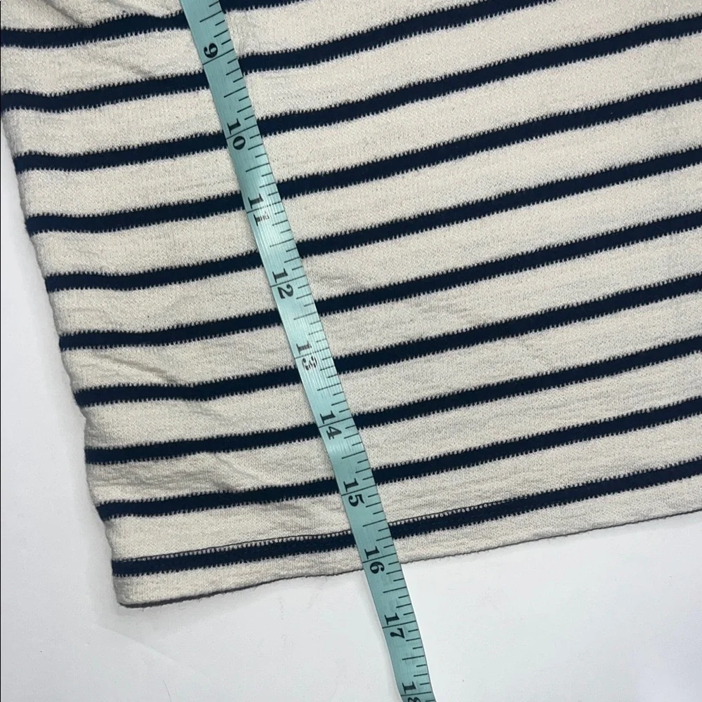 Cat & Jack Navy and White Striped Long Sleeve Tee - Picture 6 of 7